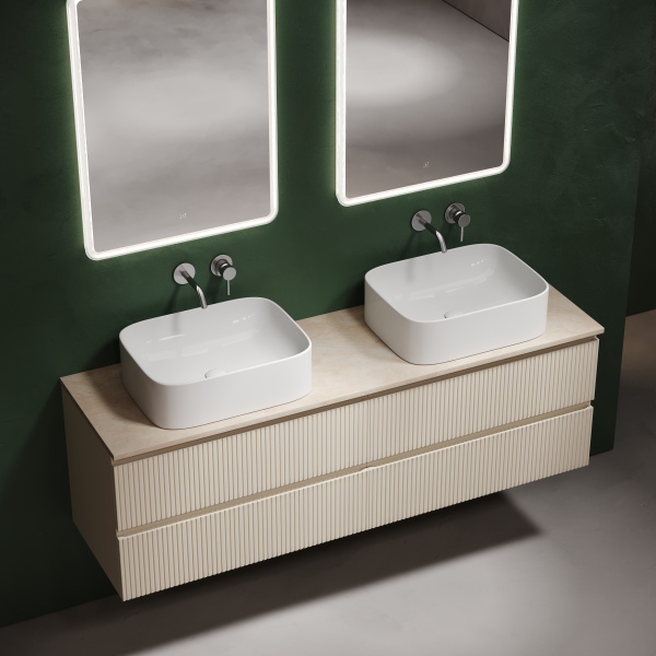 Столешница без отверстия под смеситель Sancos TT160A2 160 см, Kreman фото