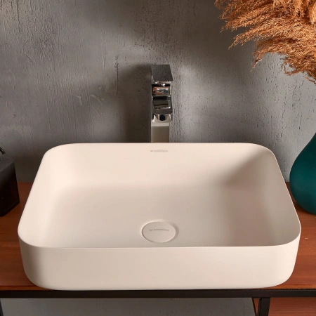 Накладная раковина Montebianco Loreto lungo 495 12017 49x36 фото