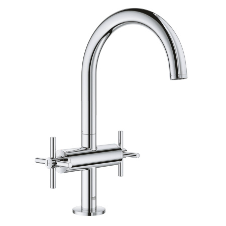 Высокий смеситель для раковины двухвентильный Grohe Atrio 21019003 фото