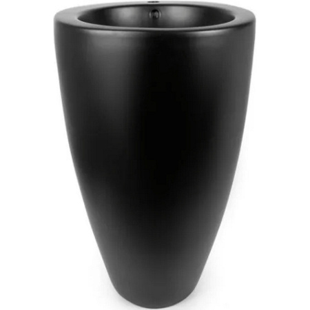 Напольная раковина SantiLine SL-4004MB черная матовая фото