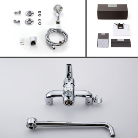 Смеситель для ванны с душем D&K Valerius Rhein DA1363301 фото