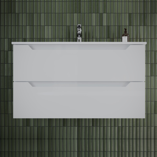 Тумба под раковину Sancos Norma 2.0 NR2.090W белый глянец фото