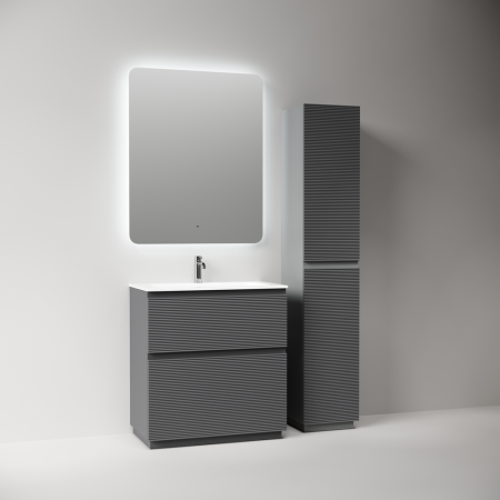 Тумба под раковину Sancos Folk Floor FL80FGS Grey soft фото