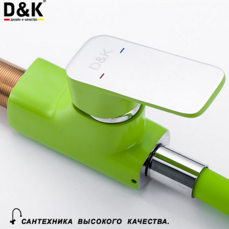 Смеситель для кухни D&K Humboldt Berlin DA1432912 с гибким изливом фото