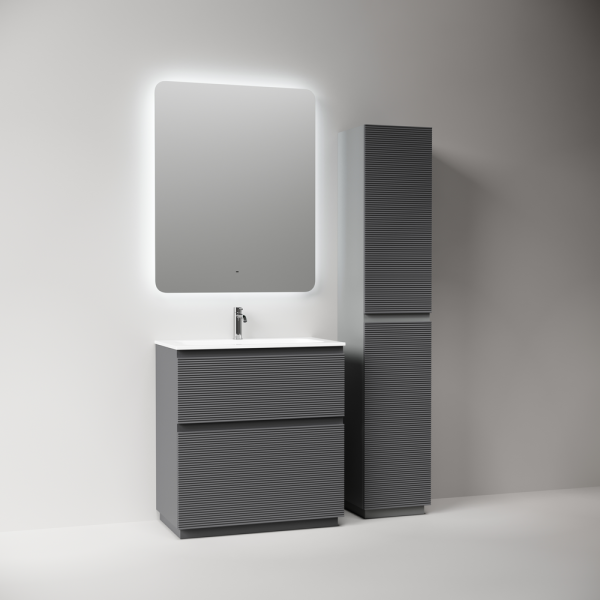 Тумба под раковину Sancos Folk Floor FL80FGS Grey soft фото