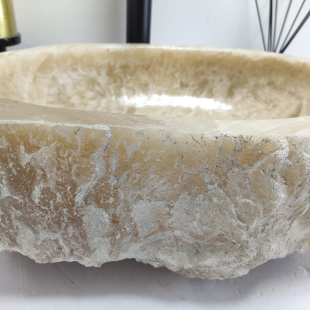 Накладная раковина из оникса Erozy Yellow EO-00539 (51*39*15см) фото