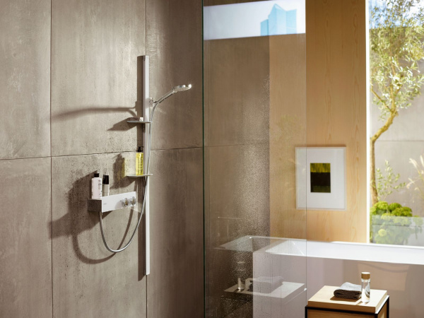 Термостат Hansgrohe ShowerTablet 13102400 хром/белый фото