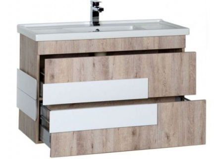 Тумба с раковиной Aquanet Мадейра 100 00213083 фото