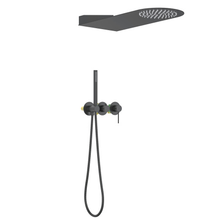 Душевая система скрытого монтажа Timo Saona SX-2340/03SM черная матовая фото