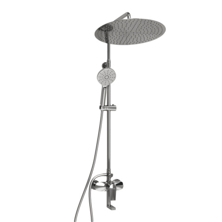 Душевая система (стойка) WasserKRAFT A166.117.127.087.CH хромоникель фото