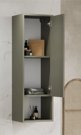 Шкаф навесной Акватон Хоуп 1A287503HP9D0 хаки фото