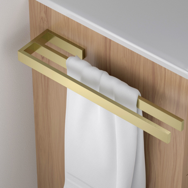 Полотенцедержатель двойной Timo Petruma 15252/17 Золото матовое фото