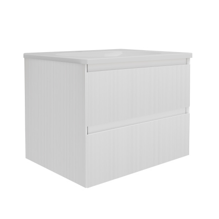 Тумба под раковину Vincea Welle 60 VMC-2WL600MW M.White Soft-touch фото