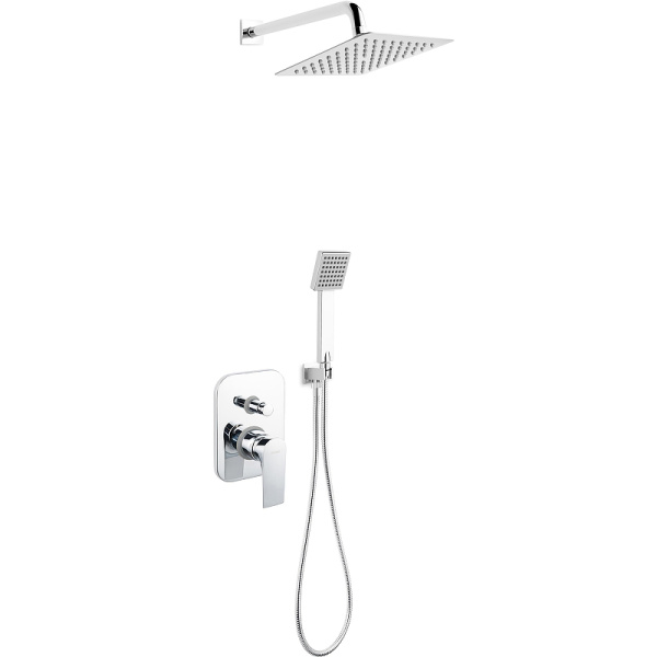 Душевая система Ferro Algeo Square BAQ7P-SET1-S Хром фото