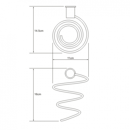 Держатель фена подвесной WasserKRAFT K-1080 фото