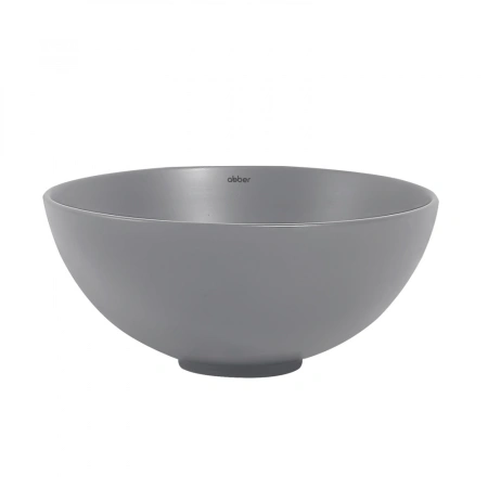 Накладная раковина Abber Bequem AC2106MG 32x32 серая матовая фото