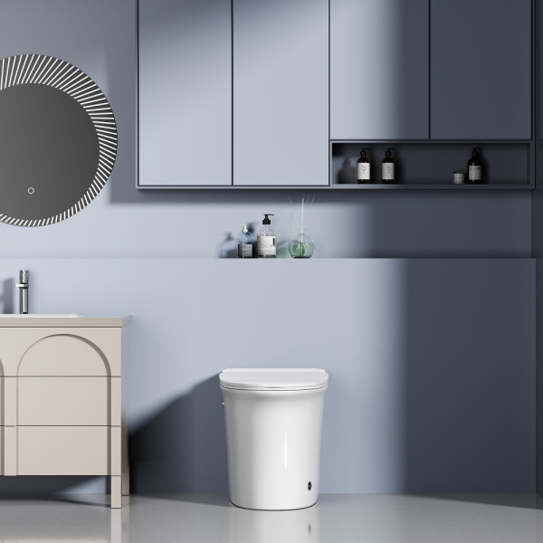 Унитаз приставнойсо с импульсным смывом Abber Bequem AC1125P фото