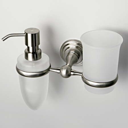 Дозатор для жидкого мыла со стаканом WasserKRAFT Ammer К-7089 фото