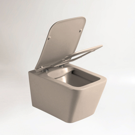 Подвесной унитаз безободковый Vincea Q-Line VT1-12MC с сиденьем фото