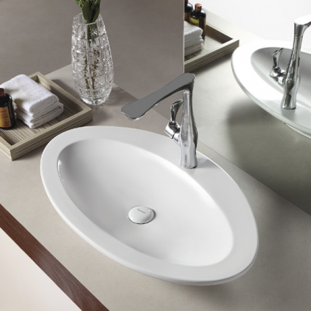 Накладная раковина CeramaLux N TR 422 71х42 фото