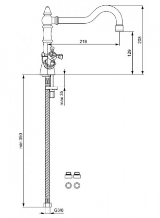Смеситель для кухни Ideal Standard Reflections B9660AA фото
