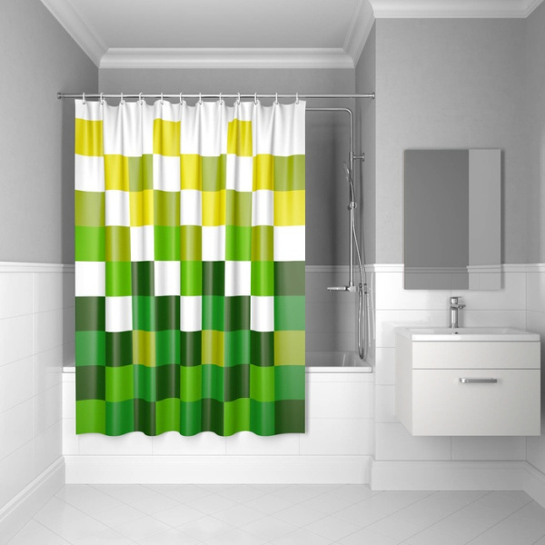 Текстильная шторка для ванной комнаты 200*180 Iddis Basic B62P218i11 фото