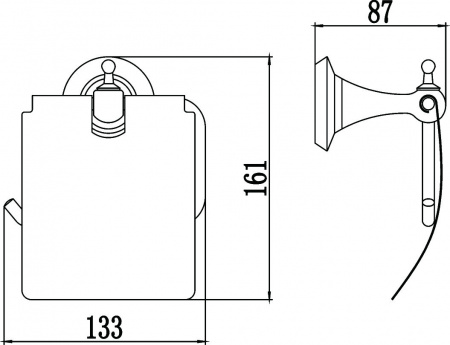Держатель для туалетной бумаги Savol 69 S-006951 фото