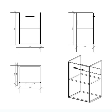 Тумба с раковиной Alvaro Banos Valencia 50 8407.0100 фото