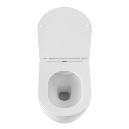 Унитаз подвесной безободковый Art&Max Romantic AM213CHR/SC с сиденьем фото