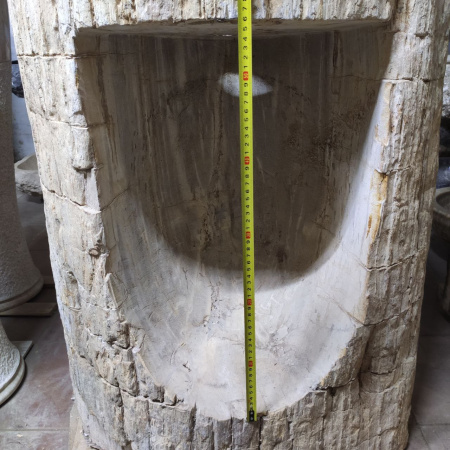 Раковина напольная из окаменелого дерева ODN-01499 (68*55*90) фото