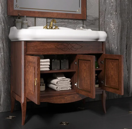 Тумба с раковиной Opadiris Лоренцо 100 Z0000007095 орех фото