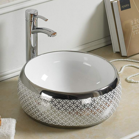 Накладная раковина CeramaLux NC 5004SP 39,5х39,5 фото