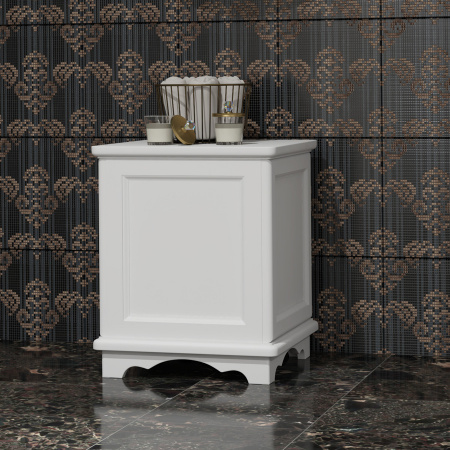 Тумба напольная Opadiris Клио 40 см 00-00000238 белая матовая фото