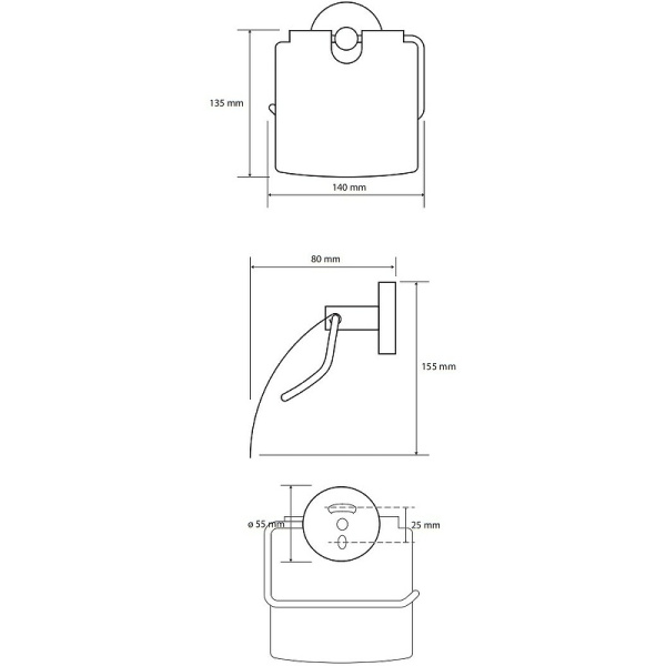 Держатель для туалетной бумаги Bemeta Amber 155112012 медное золото фото