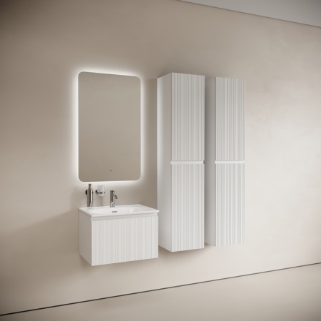 Тумба под раковину Sancos Code CD60W белая фото