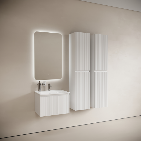 Тумба под раковину Sancos Code CD60W белая фото