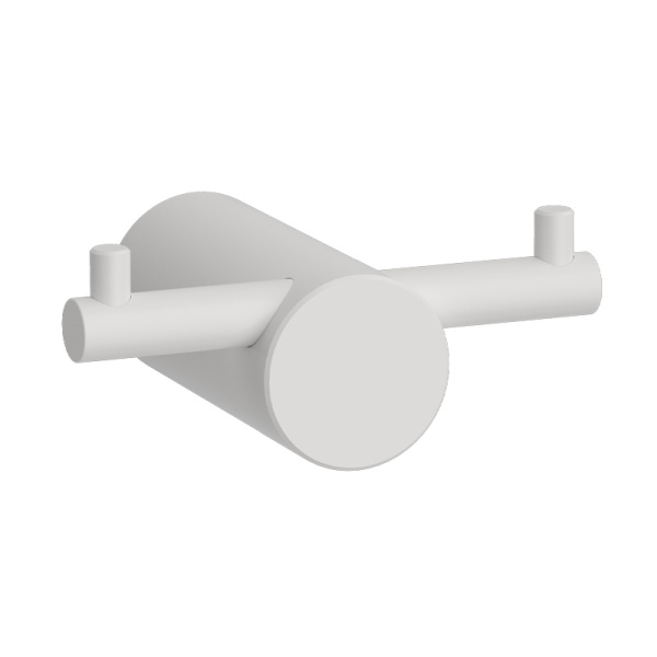 Крючок двойной Kaiser KH-3240 белый матовый фото