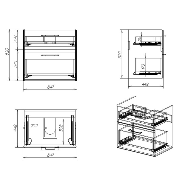 Тумба с раковиной Alvaro Banos Valencia maximo 70 8407.1200 фото