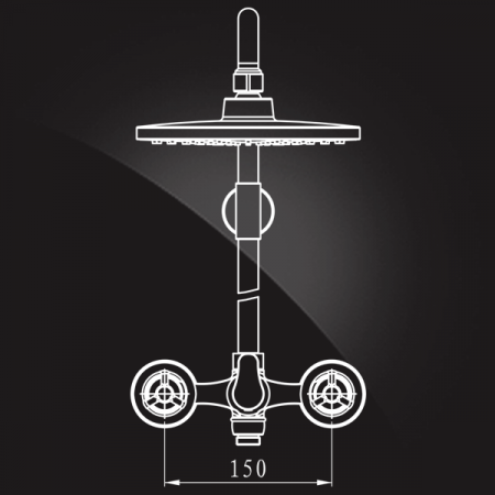 Душевая система (стойка) Elghansa New Wave sigma 3707595-2A фото