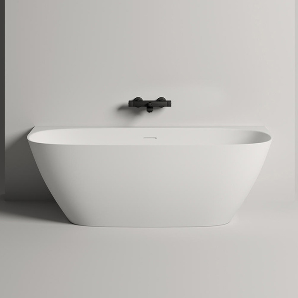 Ванна из литьевого мрамора Salini Sofia Wall 102512G 170x80 белый глянец фото