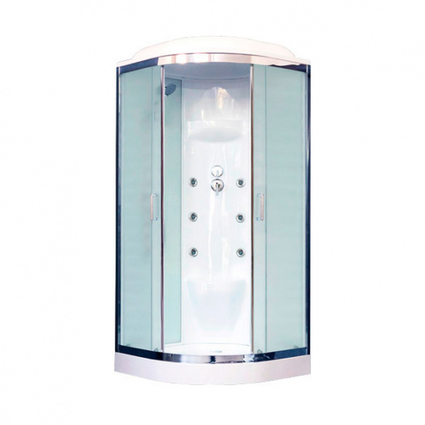 Душевая кабина Royal Bath НК RB100HK7-WC-CH 100x100 фото