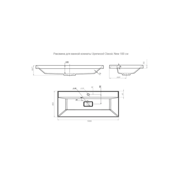 Раковина Uperwood Classic 100 291021041 фото