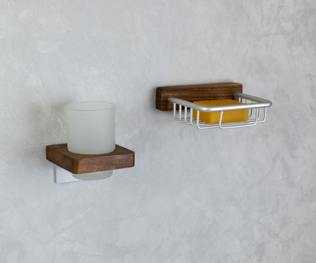 Стакан для зубных щеток Bronze de Luxe Forest 10704C хром матовый фото