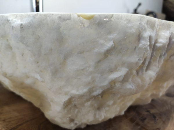 Накладная раковина из оникса Erozy White EO-01011 (45*44*15) фото