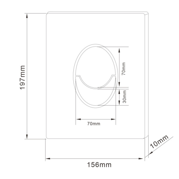 Кнопка смыва пневматическая Abber AC0125MB черная матовая фото