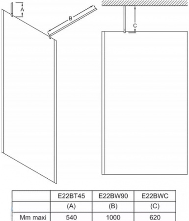 Горизонтальная штанга Jacob Delafon Contra 90 E22BW90-GA фото