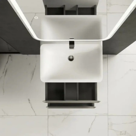 Тумба под раковину Aquame S4 AQM900460BG 60 см, бежевая фото