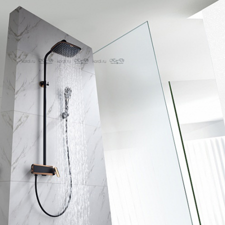 Душевая система (стойка) со смесителем Feramolli Adige RBL7077 фото