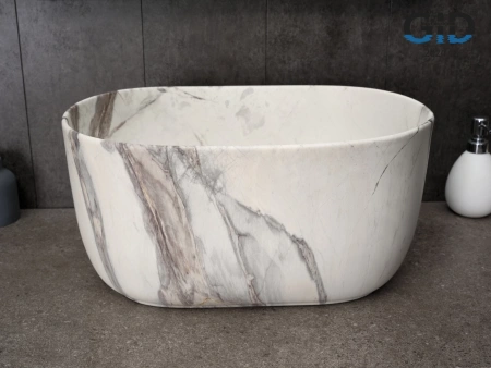 Накладная раковина GID Mnc9302 54481 45x32 под мрамор фото