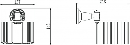 Держатель для освежителя воздуха Savol 66C S-006655C фото
